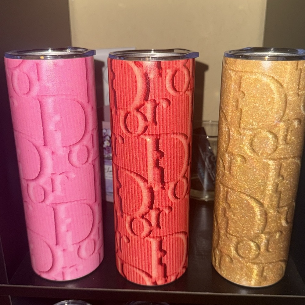 Fashion/Unique Drinkware- Tumblers D Designs NIB - Picture 7 of 11